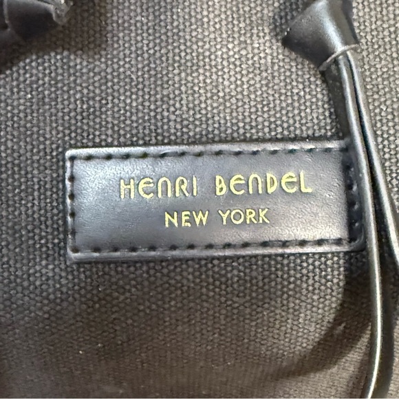 Henri Bendel canvas striped centennial backpack - Picture 8 of 9